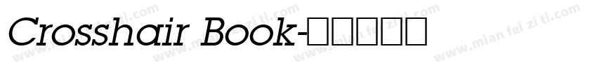 Crosshair Book字体转换